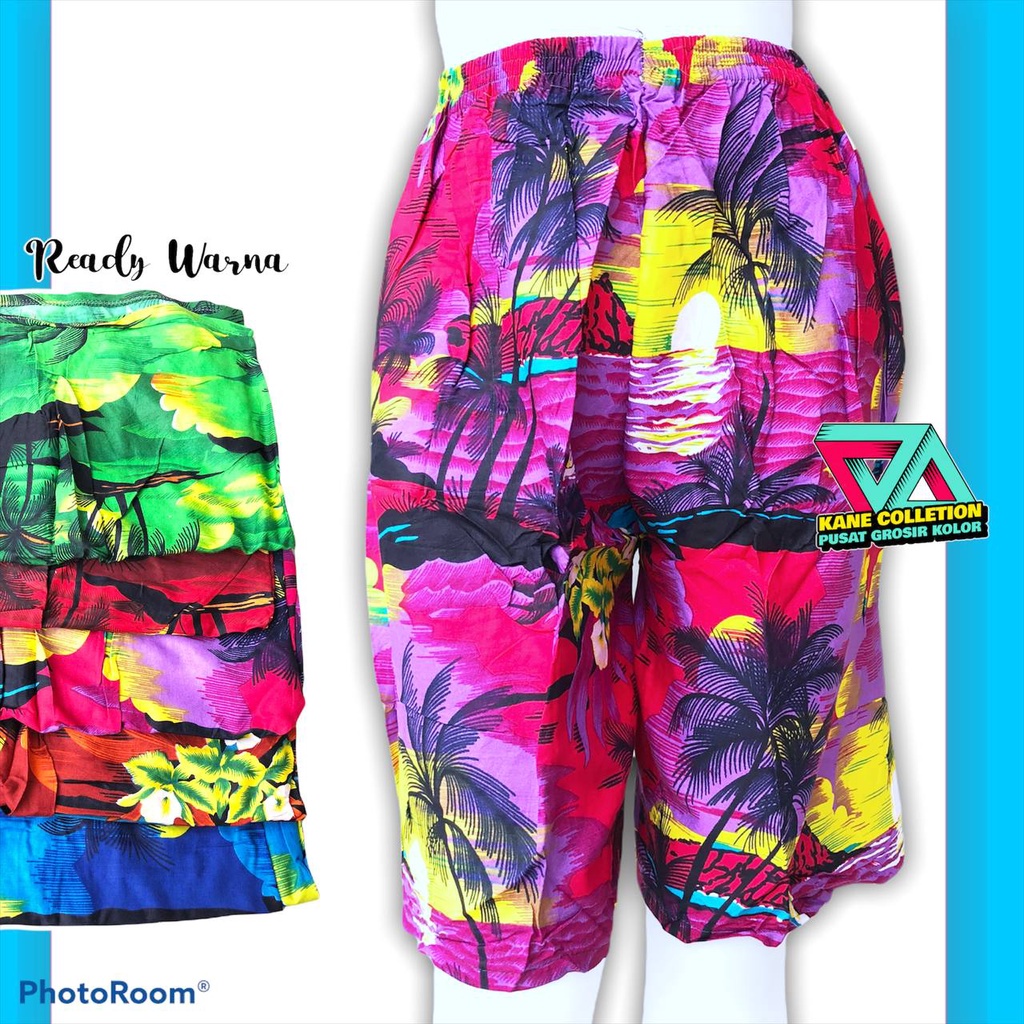 celana pendek kolor ( Motif Pantai ) , celana kolor pria dewasa , celana kolor , celana pendek kolor