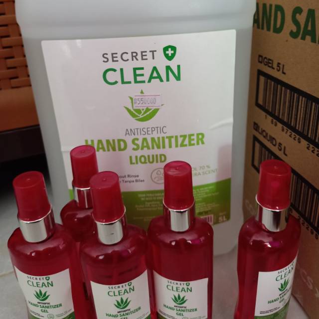 Hand sanitizer spray 100ml merek secret Clean Like Antis