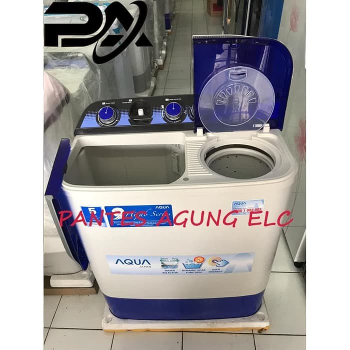 MESIN CUCI 2 TABUNG AQUA QW780XT/ QW750XT  7KG