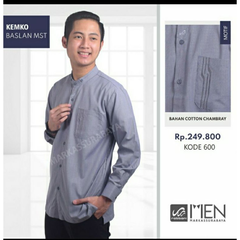 Baju koko kemko baslan mst rabbani original new
