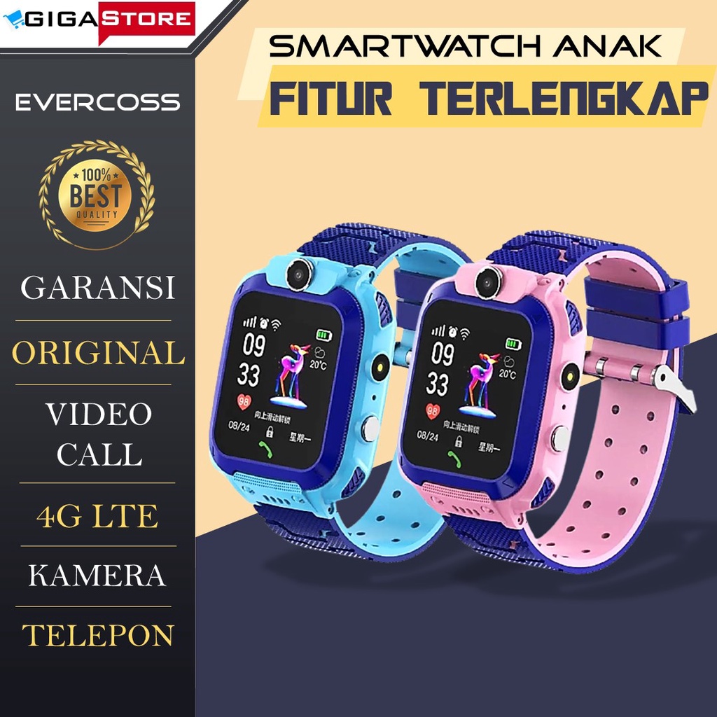 Jam Tangan Pintar Smartwatch Anak Z58 Video Call 4G LTE  Aimo Emo Imo Aimoo Smart Watch Anak Tahan A