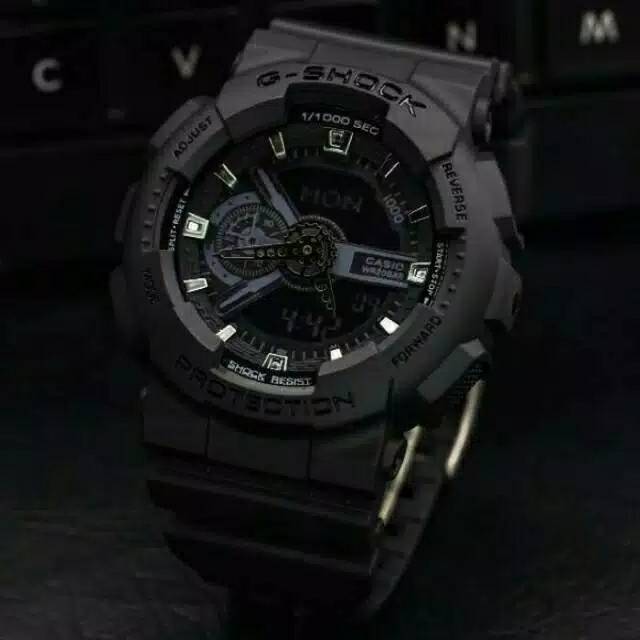 JAM TANGAN PRIA G SHOCK GA 110 GA 110  DUAL TIME ANTI AIR G SHOCK PRIA SPORT JM33