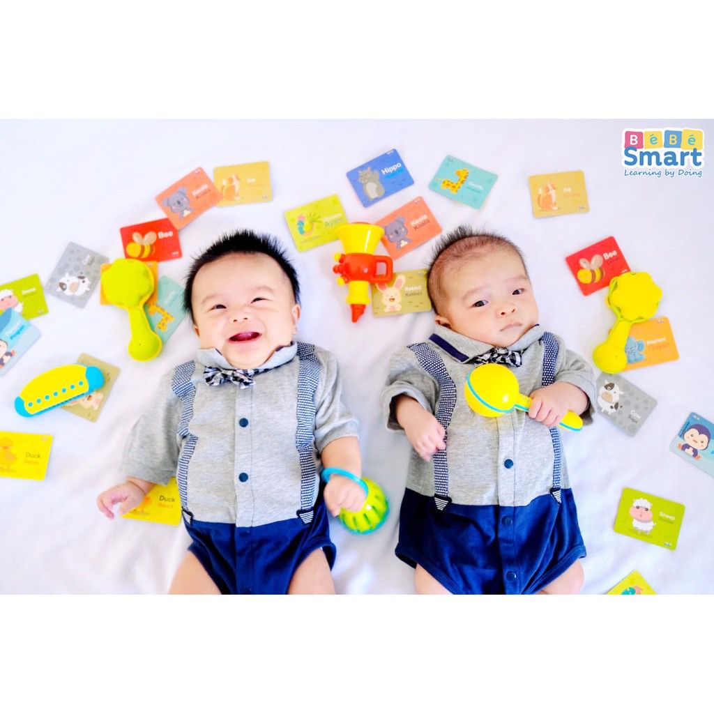 Bebe Smart Rattles &amp; Flash Card - Mainan Anak