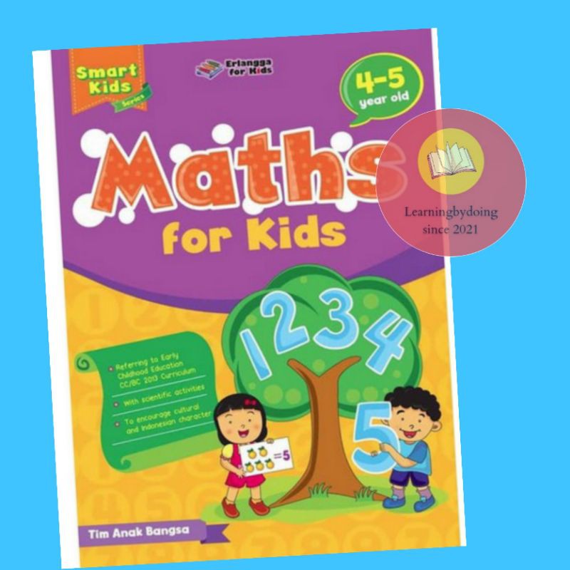 MATHS FOR KIDS 4-5 YEAR OLD -ORIGINAL ERLANGGA