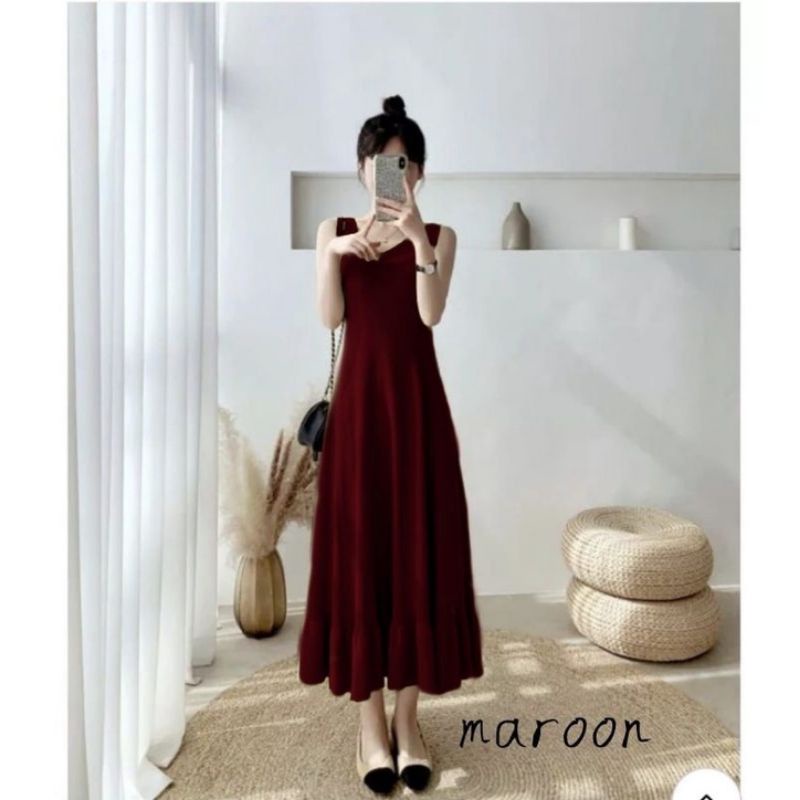 LALA DRESS // KOREA DRESS // RAJUT DRESS // MAXI DRESS RAJUT