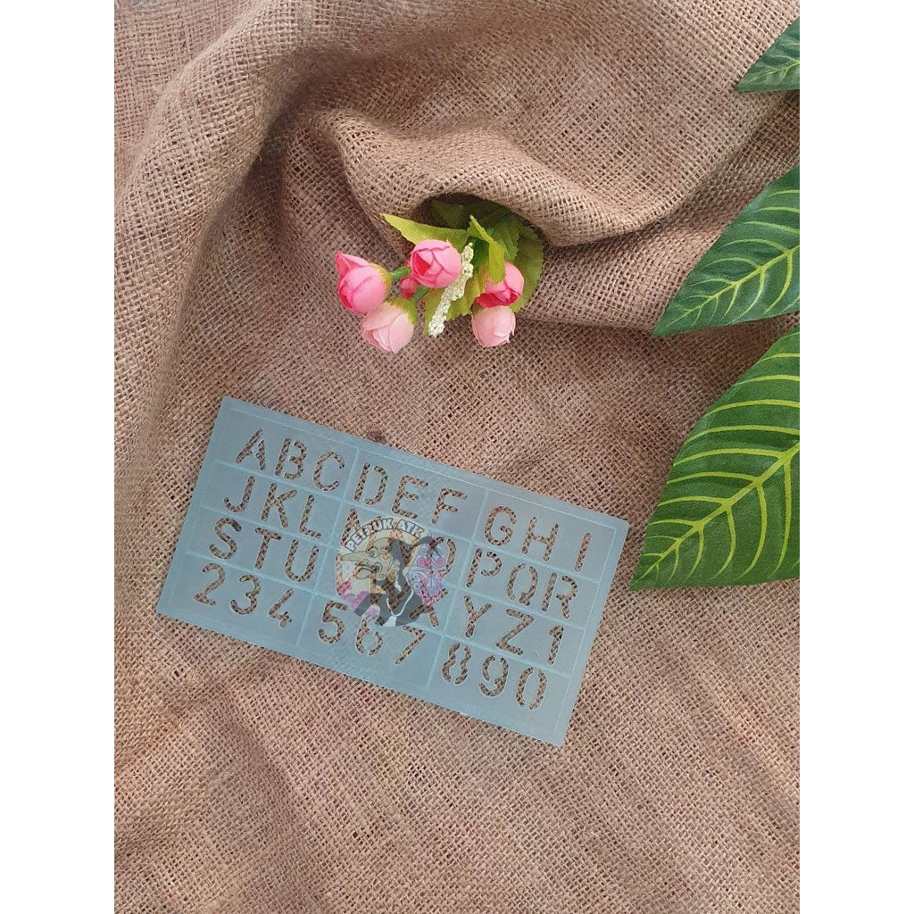 

[PCS] PENGGARIS TEMPLATE SABLON HURUF DAN ANGKA BUTTERFLY HA-250*