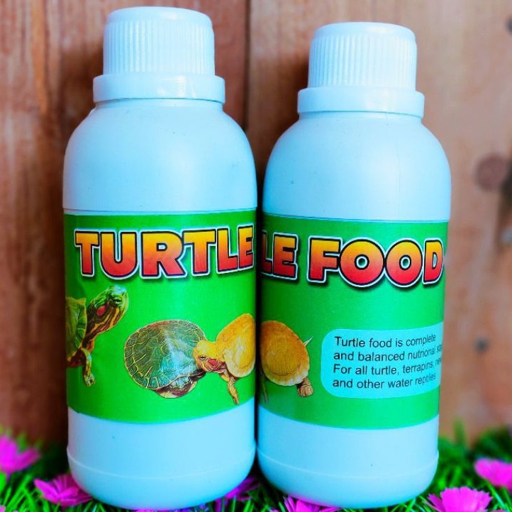 makanan kura kura turtle food 120gr Butiran 2mm apung pakan kura kura