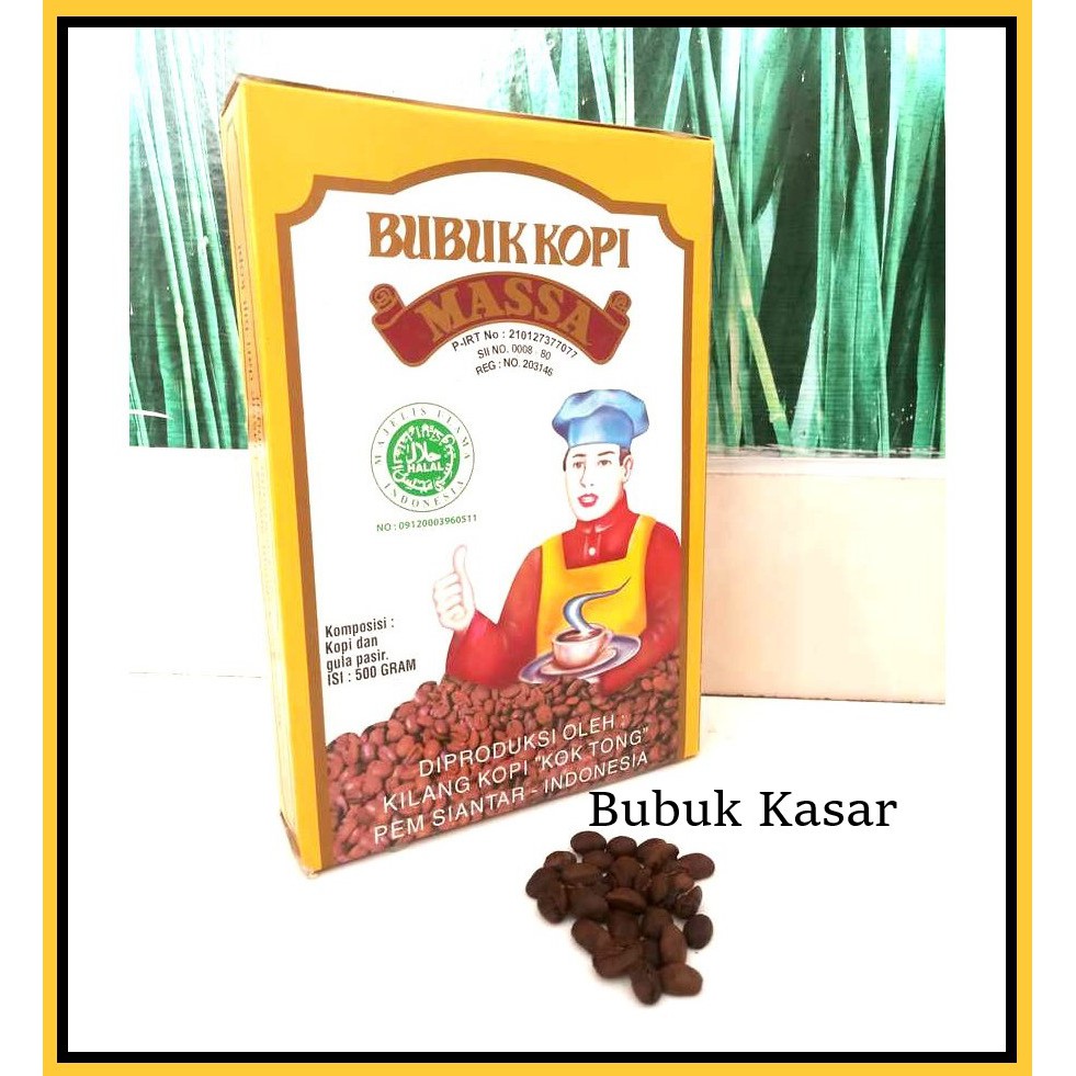 

Bahan Dasar / Minuman kopi Siantar / Kopi Massa Kok Tong 500g kasar