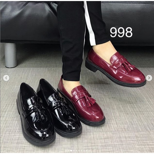 Sepatu wanita import  Loafers E998