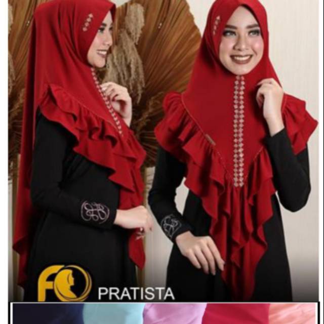 JILBAB ORI FO PRATISTA/JILBAB PAYET MEWAH