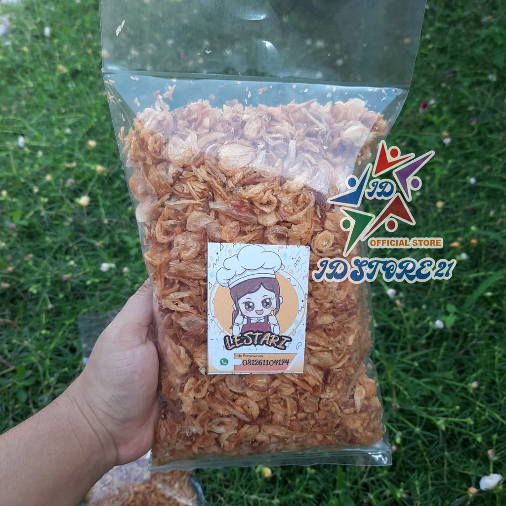 BAWANG GORENG LESTARI 250 GRAM TANPA CAMPUR TEPUNG HALAL