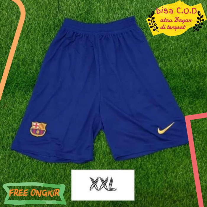 [COD]911 CELANA BOLA KOLOR PENDEK KAOS OLAHRAGA RUNNING JOGING CLUB FUTSAL JUMBO BARCELONA