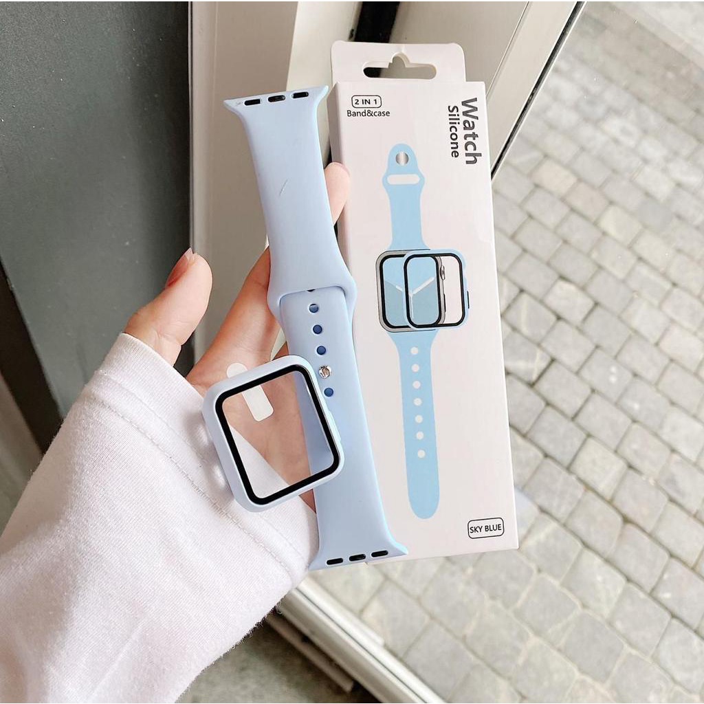 TALI STRAP APPLE WATCH + BUMPER HARD CASE APPLEWATCH /TALI STRIP SMARTWATCH TYPE AK 201 UK 42/44