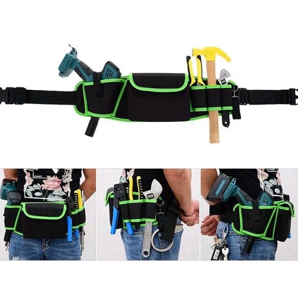 tas pinggang perkakas bor mesin pertukangan tukang bangunan tas perkakas tempat kuci