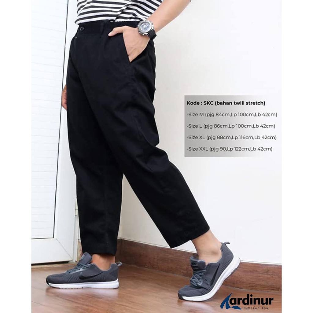 Celana Sirwal Kantor/Office/Formal Chinos Al Hanif Laisbal Sunnah SKC