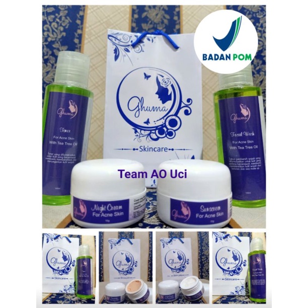 Ghuma Skincare Seri Acne With Tea Tree Oil BPOM ✅