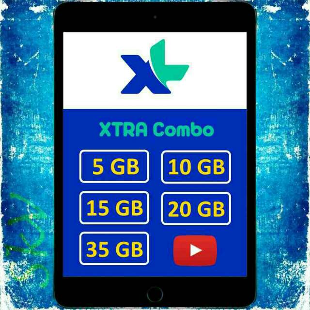 Paket data XL internet XTRA COMBO 5GB 10GB 15GB 20GB 35GB murah pulsa