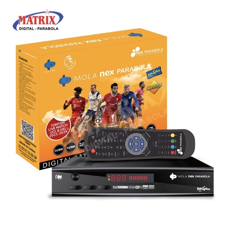 Nex parabola Combo dvb t2 dan s2 set top box tv digital