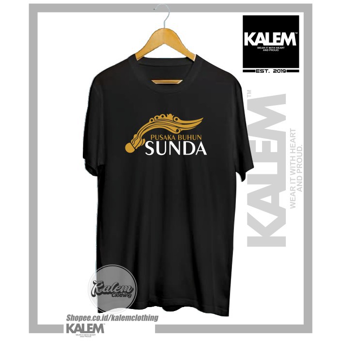 Kaos Baju Sunda Pusaka Buhun Kujang Kaos Sunda Keren Murah     -hoream