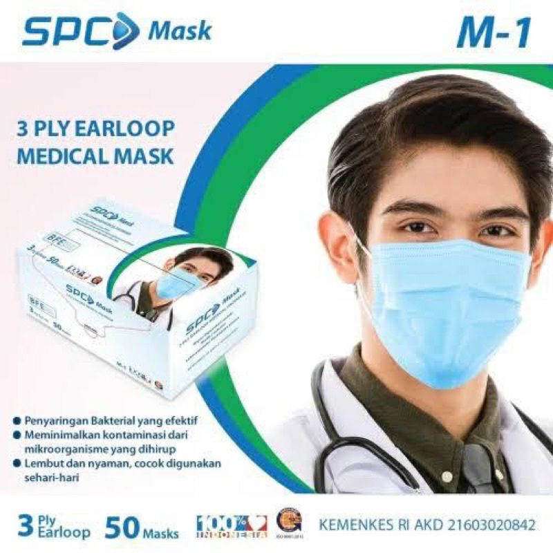 Spc Masker Earloop medis isi 50