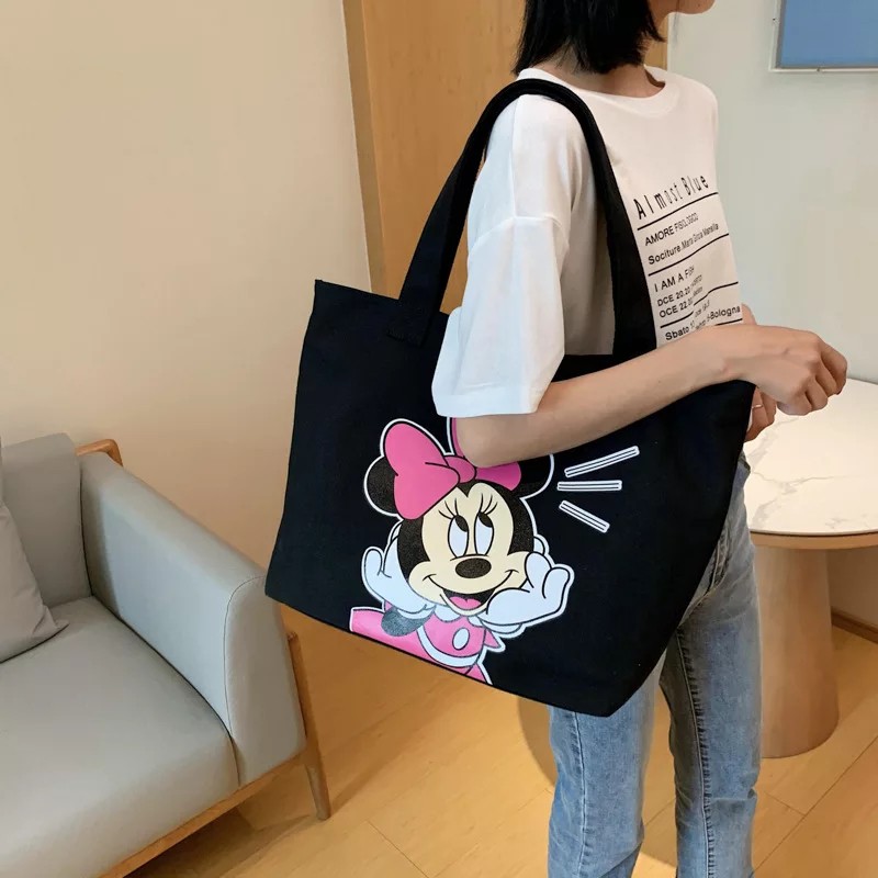 HANABI - Totebag mickey disney kekinian NAOMI tas jalan jalan tas belanja tas murmer