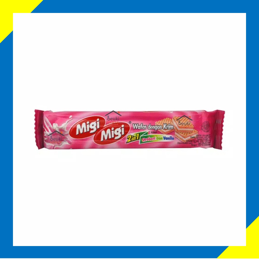 

Migi Migi wafer Krim Stobery 10 Bks x 11 gram