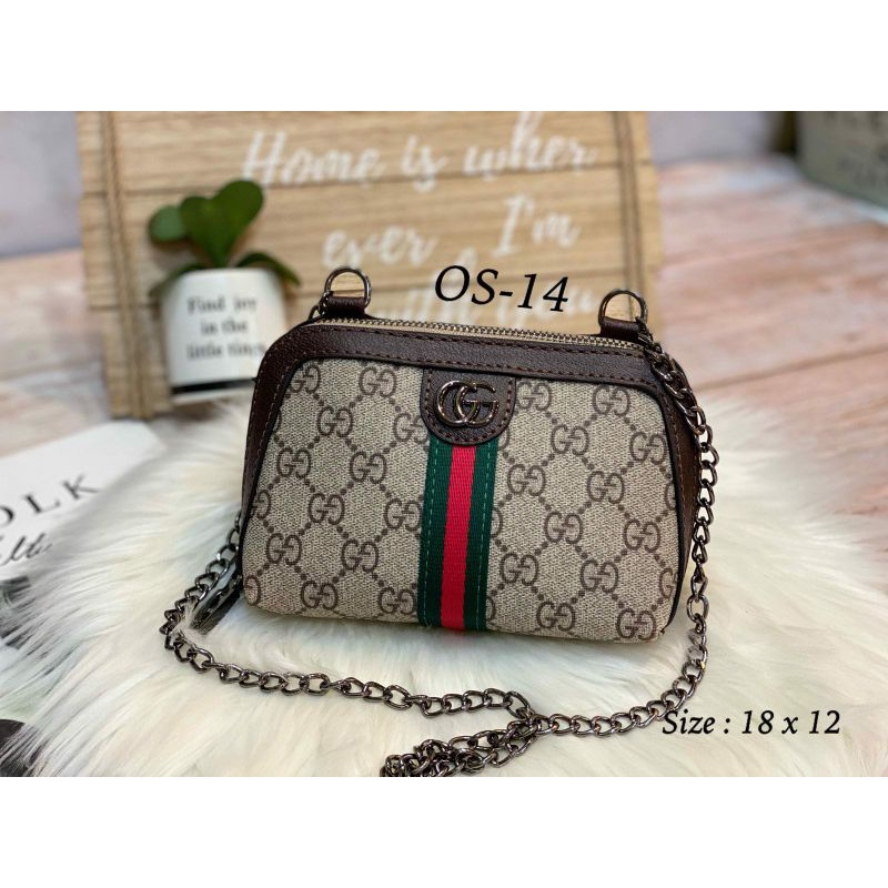 Tas Slempang Oval OS  Mini Wanita Import