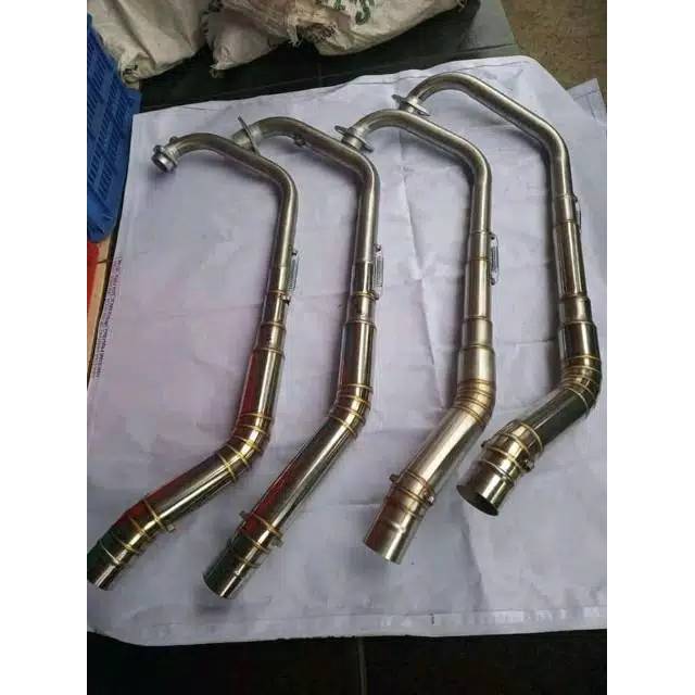 Leher knalpot stainless cb/gl/mp/tiger