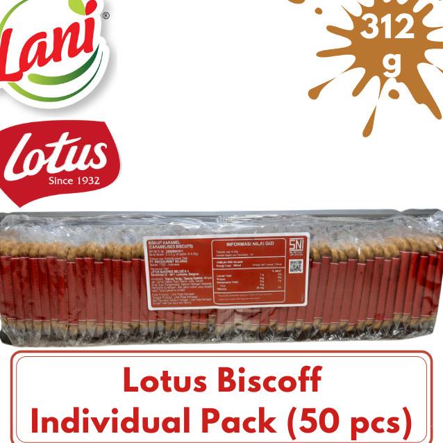 

Lotus Biscoff Caramelized Biscuit Individual Pack 312 G (50 Pcs)