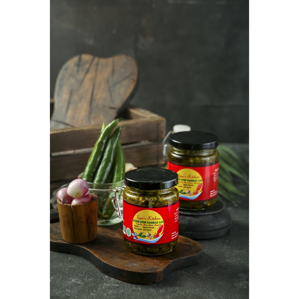 

HG Cumi Asin Sambal Ijo Berat 400gram Berat Isi 200gram
