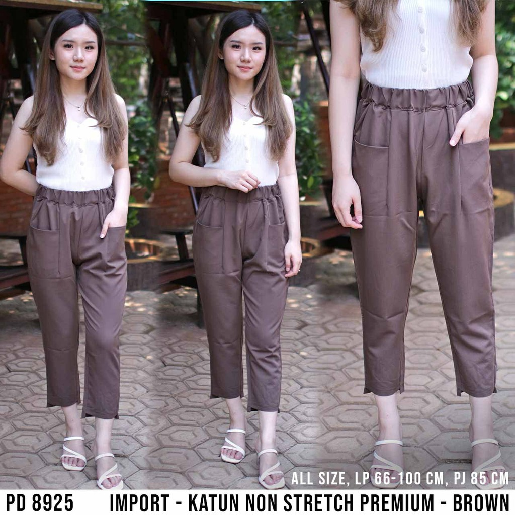 Celana Panjang #Premium Bahan Katun Non Stretch Premium