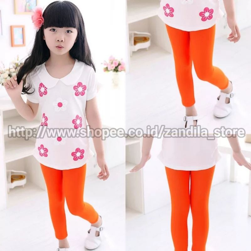 8.8 SALE Legging Anak Perempuan Panjang Usia 3-9 Tahun HS