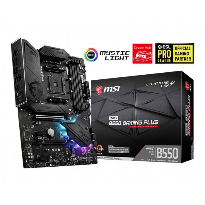 MSI MPG B550 Gaming Plus - AM4 | Shopee Indonesia