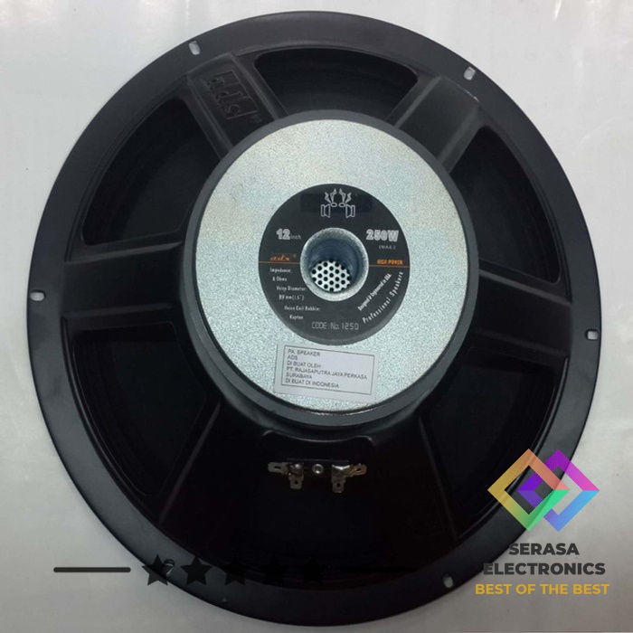 SPEAKER 12 INCH ADS FULL RANGE ADS 1250 250 WATT