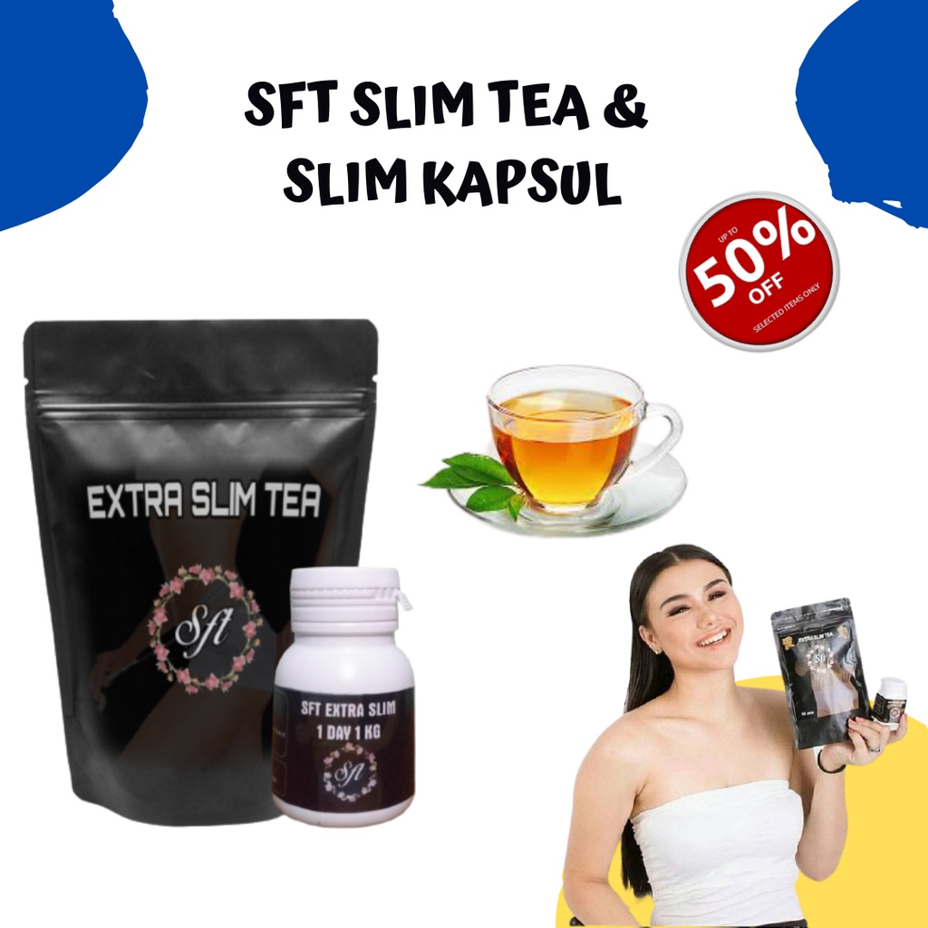 Teh Pelangsing Badan Herbal SFT Extra Slim Tea