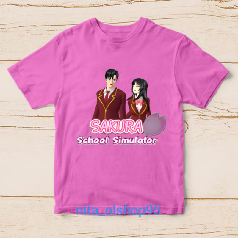 kaos sakura school simulator kaos anak karakter