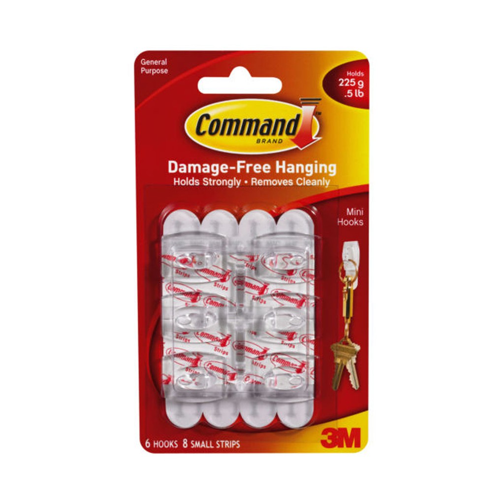 Gantungan Serba Guna 3M Kecil Mini Hook 17006 Command