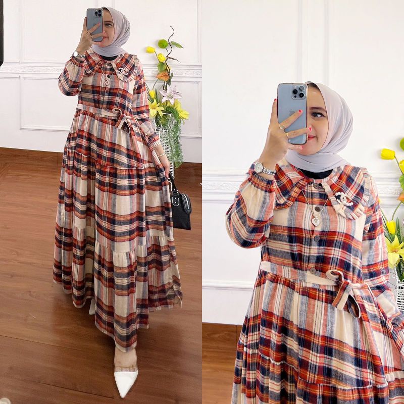 AQILA MIDI DRESS BY FADIYAH