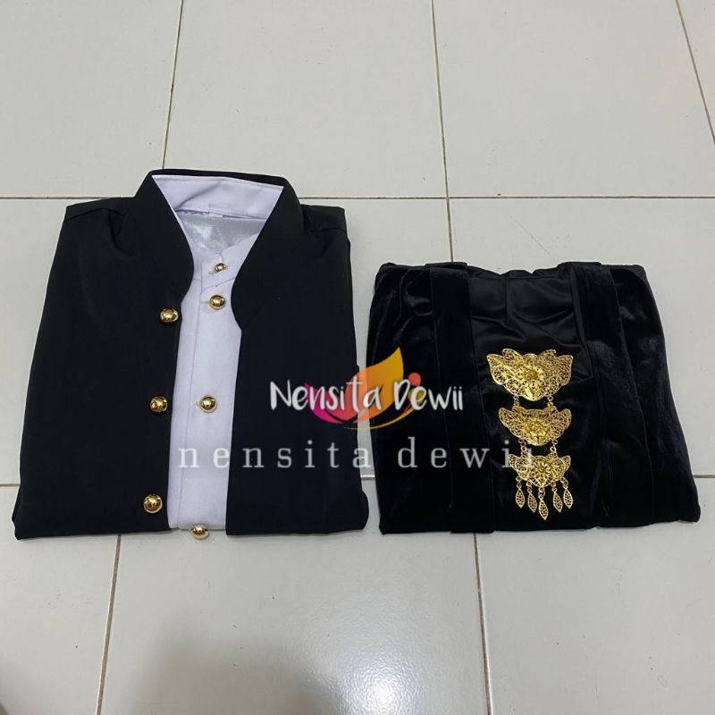 Set Prewed / Baju Couple Adat Jawa - Solo, Motif Parang Garuda