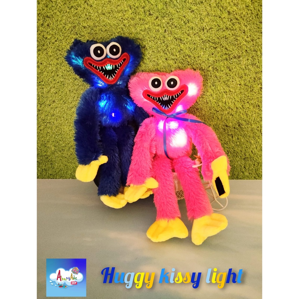 Mainan Anak karakter terbaru Boneka lucu bahan halus(lengkap lampu led di dalam nya)