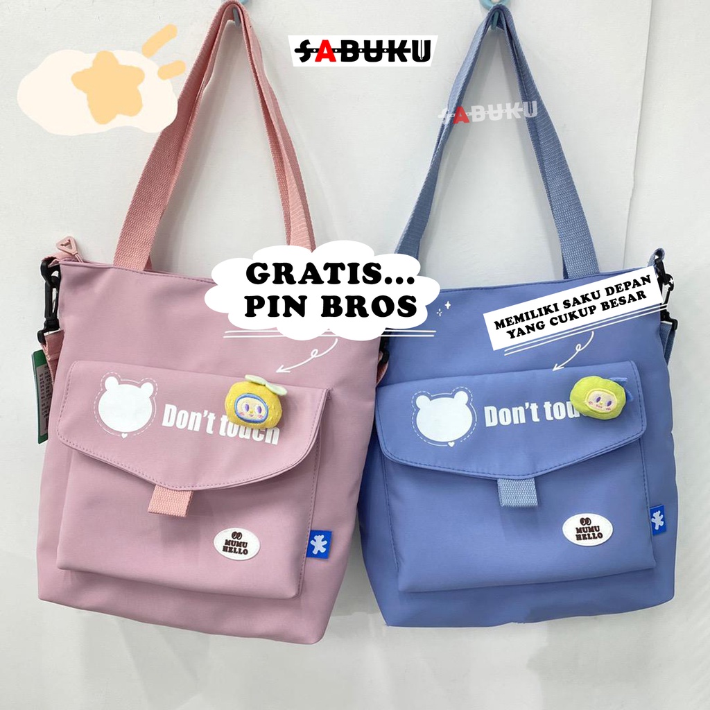 Totebag Rahma Wanita Pria KPOP Korean Bahan Kanvas Tote Bag Resleting Aesthetic Untuk Kuliah Jinjing Bahu Kekinian Bahan Kanvas - 264