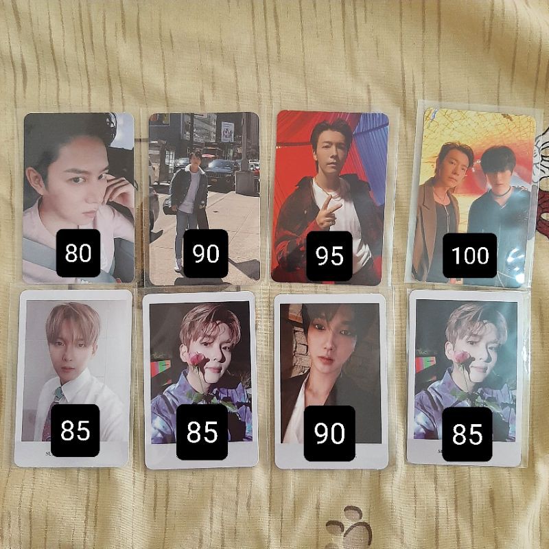 Super Junior Photocards Donghae Ryeowook Yesung Heechul D&E KRY
