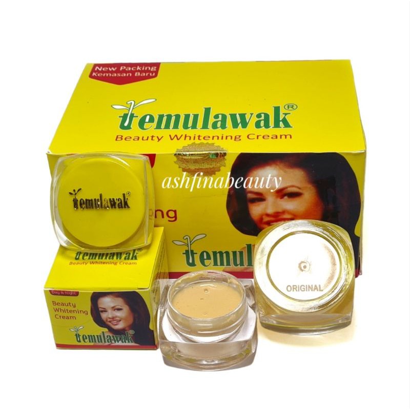 TEMULAWAK BEAUTY WHITENING CREAM POT KACA ORIGINAL ( LUSINAN )