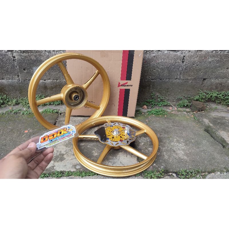 Paketan Velg v-rossi copy RCB PNP Jupiter MX & Vixion old