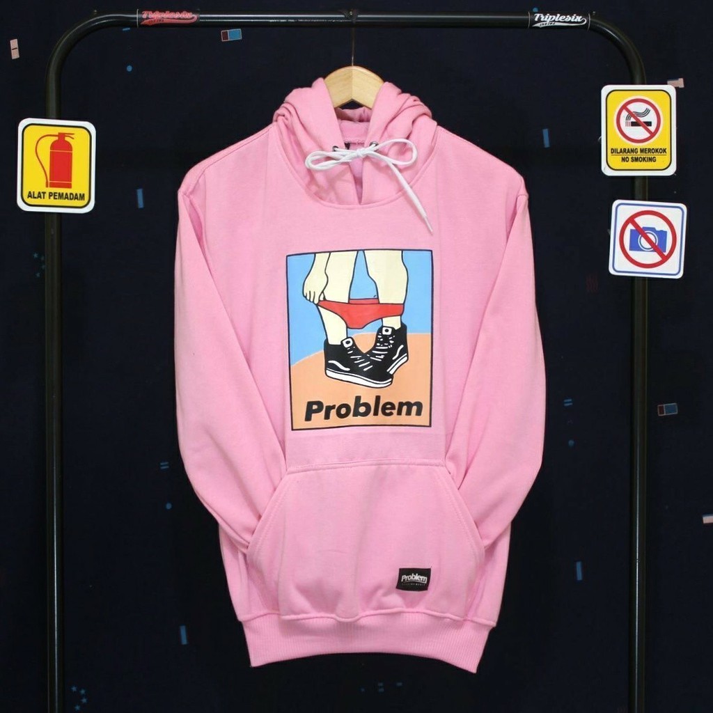  Sweater  polos topi motif murah cowok cewek HITAM switter 