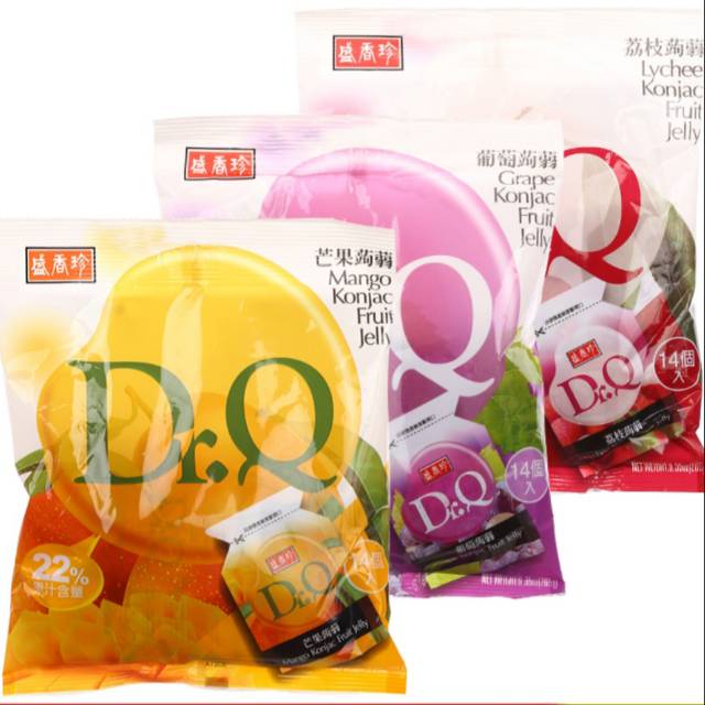 

Jelly Konjac Rasa Buah / Dr.Q Konjac Fruit Jelly / Jeli / Agar /Konjac