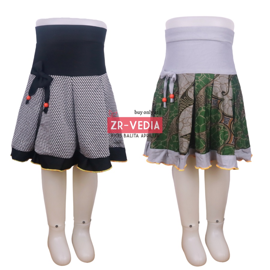 Rok Pita Amanda uk 1-9 Tahun / Rok Anak Perempuan Murah Skirt Pendek Polos  Pakaian Fashion Cewek