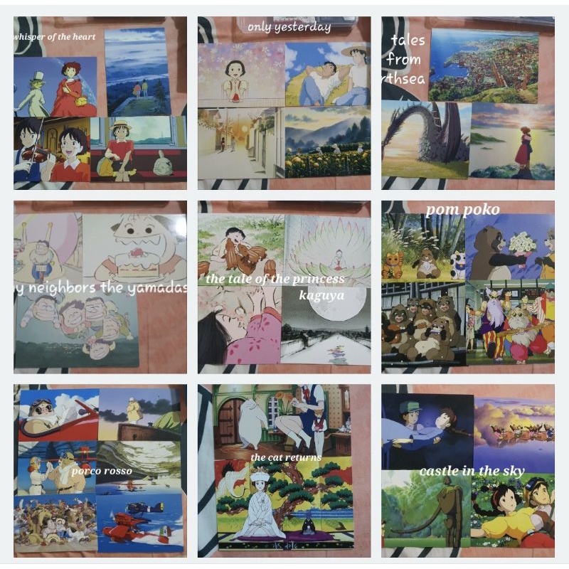 

Ghibli Studio Post Card Collection Set