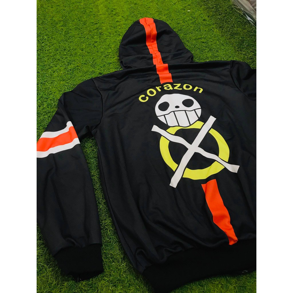 Jaket Anime Trafalgar Law Corazon Onepiece Bahan Adidaspoly