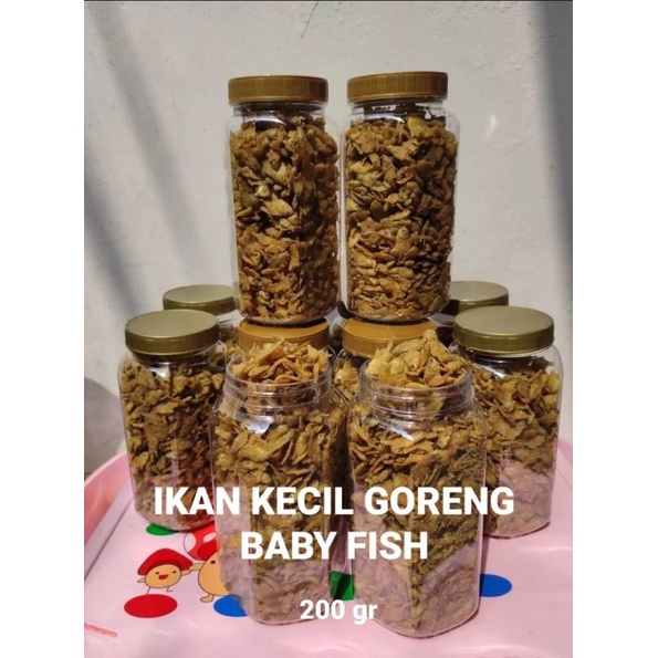

Camilan Lauk Baby Fish Crispi 200 gram Kemasan Toples